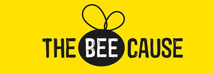 Bee-cause-logo_white-on-yellow710px